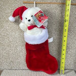 Bear in a stocking Christmas decor